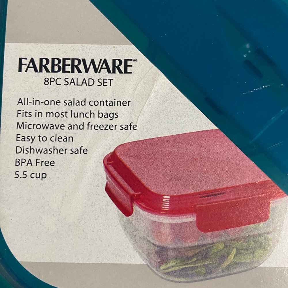 Farberware 8 PC Set Food Storage Container - Picture 2 of 10